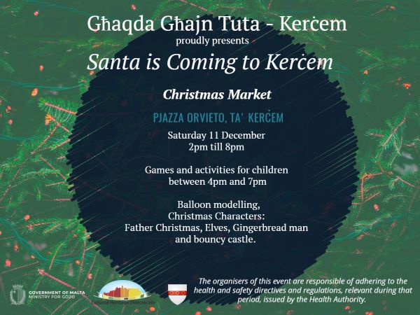 Santa is Coming to Kercem Poster